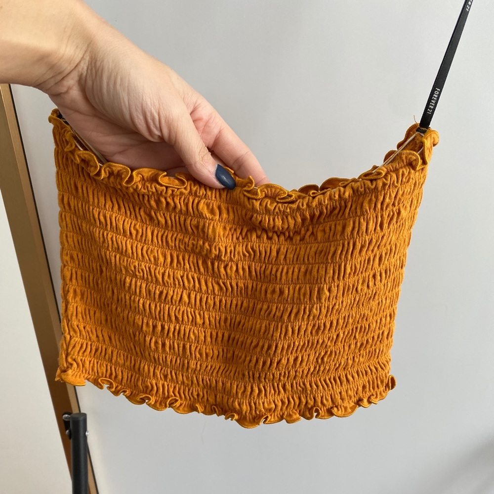Forever 21 burnt orange tube top